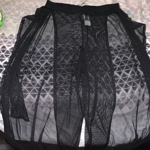 Bathing suit cover up pants